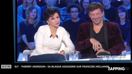 SLT – Thierry Ardisson : Sa blague assassine sur François Hollande (vidéo)