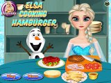 Elsa Cooking Hamburger - Beautifull Disney Princess Elsa Frozen