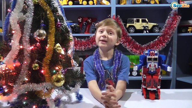✔ Трансформер Оптимус Прайм и Игорек — Поздравление С Новым Годом - Optimus Prime Transformer ✔