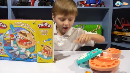 ✔BRUDER JEEP. Сюрприз для Игорька — стоматологический набор Плей До Мистер Зубастик - Play Doh ✔