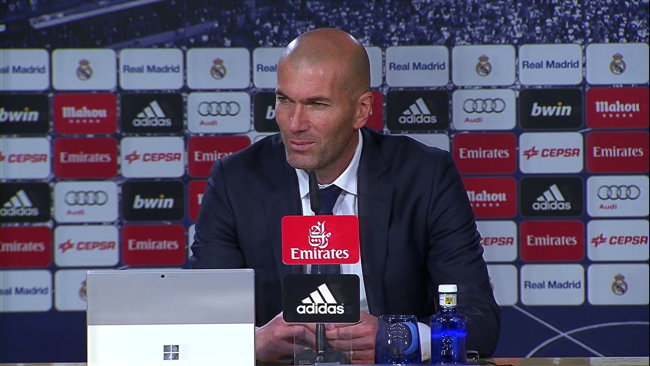 Rueda de prensa de Zidane tras el Real Madrid (5-0) Deportivo de la Coruña