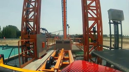 Divertical Front Seat POV Mirabilandia Intamin Water Roller Coaster 1080p HD Italy