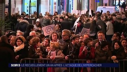 Commémoration des attentats de janvier 2015 : beaucoup d'émotion face à l'Hyper Cacher