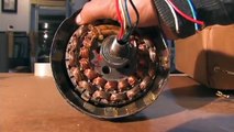 Ceiling Fan Wind Turbine Generator Alternator Free Energy