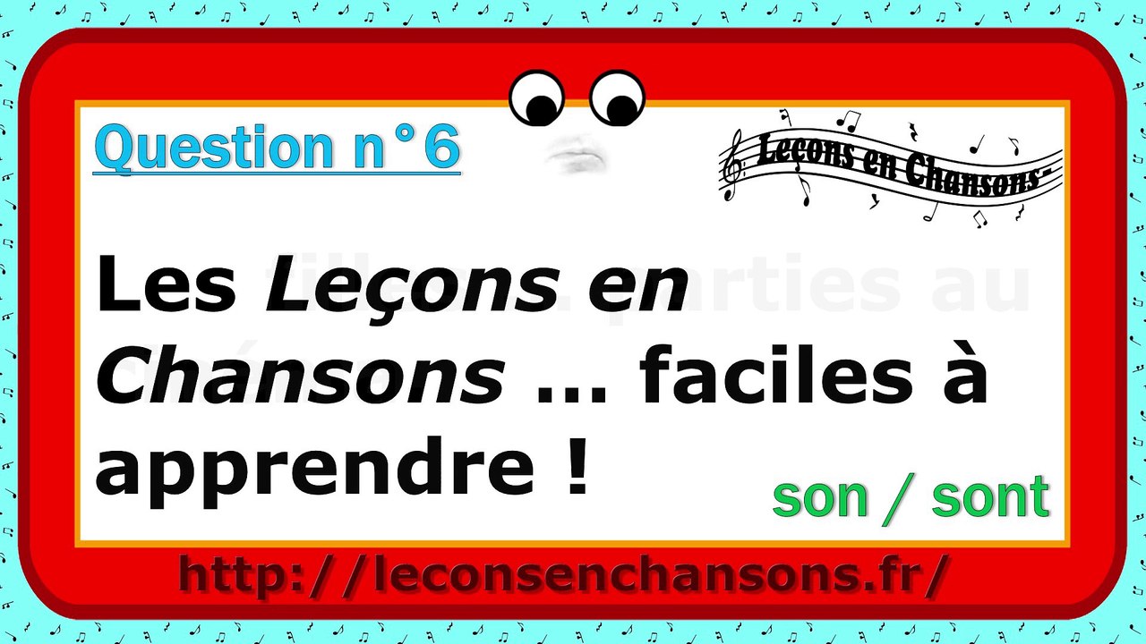 Test Top Chrono - son/sont