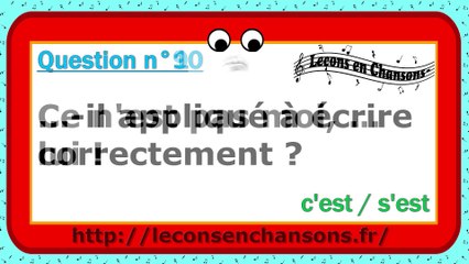 Test Top Chrono - c'est/s'est