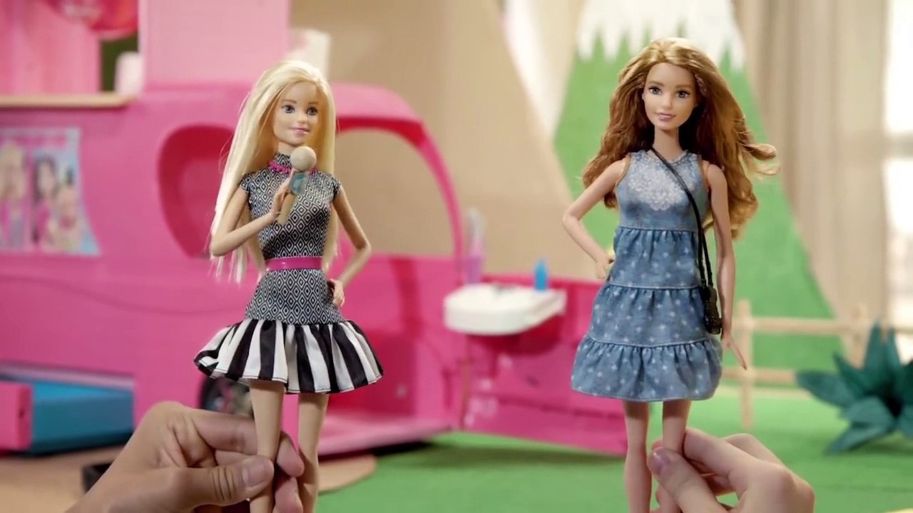 Family Camping Trip _ LIVE! Barbie and Friends _ Barbie