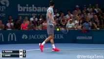 [HD] Roger Federer vs. Tobias Kamke  R2 Brisbane 2016 Highlights [Low, 360p]