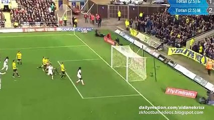 0-1 Jefferson Montero Backheel Goal - Oxford United v. Swansea City (FA Cup) 10.01.2016