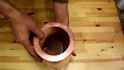 Взаимодействие медной трубы и магнита