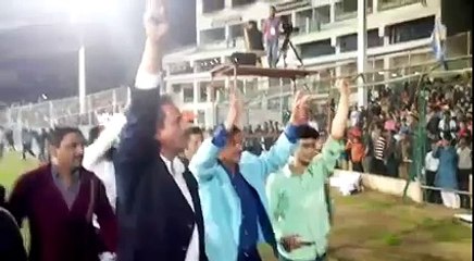 کراچی کنگز کی افتتاحی تقریب الطاف حسین کے نعروں سے گونج اٹھی