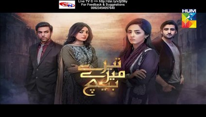 Tere Mere Beech Hum Tv Drama Episode 7 Full (10 January 2016)
