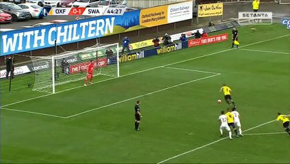 Liam Sercombe Goal - Oxford Utd 1-1 Swansea - 10-01-2015 FA Cup