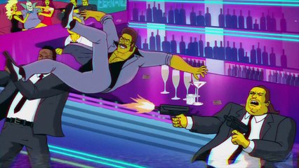 Les Simpson - LA-Z Rider : Générique façon Scarface