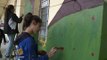 Syrian refugee children transform Iraqi prison with art