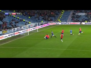 Lee Wallace Goal - Rangers FC 1-0 Cowdenbeath - 10-01-2015