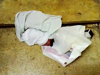 newborn baby found in street of Aleppo