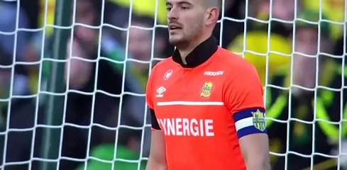 Nolan Roux Goal - Nantes 0-1 St Etienne - 10-01-2016