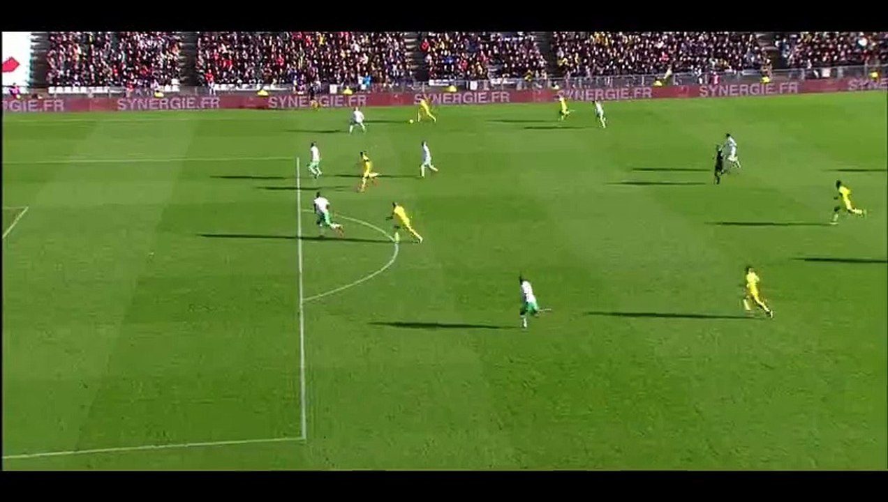 Johan Audel Goal - Nantes 1-1 St Etienne - 10-01-2016