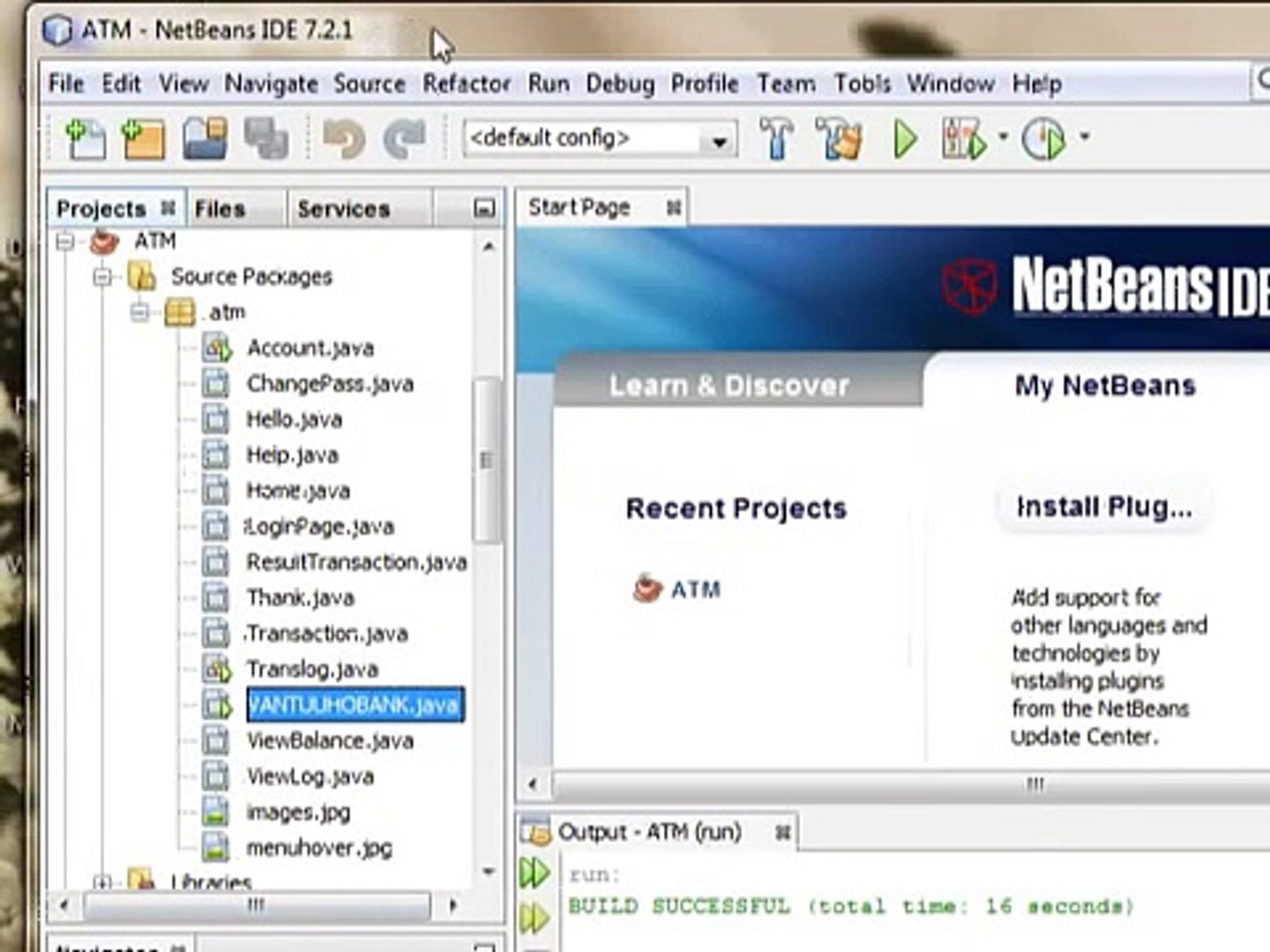 ATM Java Application