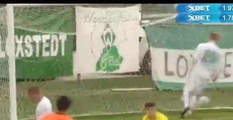 Goal - Aue 3-1 Werder Bremen - Friendly - 10-01-2016