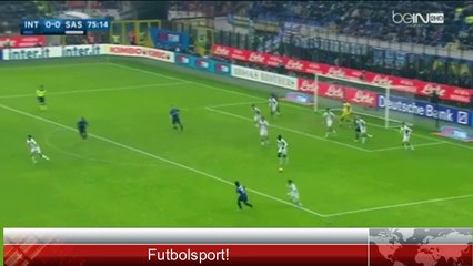 Inter Milan 0 - 1 Sassuolo- Highlights 10.01.2016