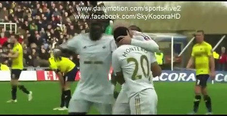 Oxford Utd VS Swansea City 3-2 All Goals (10_1_2016) _ FA Cup