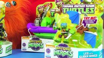 Teenage Mutant Ninja Turtles Half Shelf Heroes Dive Boat Donnie Shedder and Foot solder Winged Leo