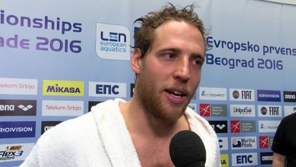 Interviews after Spain won by 13:4 against Slovakia – Men Preliminary, Belgrade 2016 European Championships