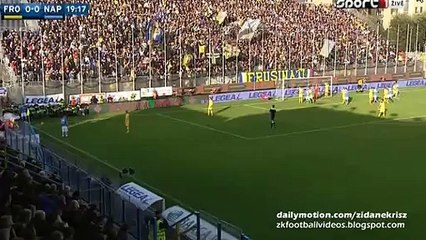 Raúl Albiol 0:1 | Frosinone v. Napoli 10.01.2016 HD