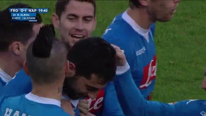 Raúl Albiol Goal - Frosinone 0-1 Napoli - 10-01-2016