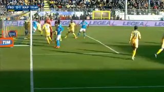 Gooal Raul Albiol -Frosinone 0-1 Napoli 10.1.2016