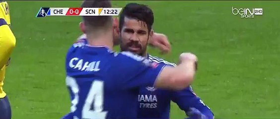 Diego Costa Goal ~ Chelsea vs Scunthorpe United 1-0 ~ 10_1_2016 [FA Cup]