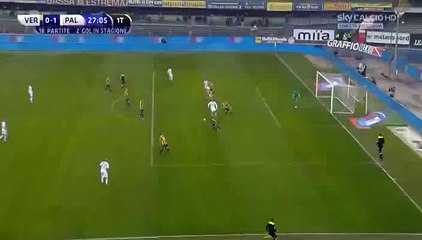 Vazquez F. Goal - Verona 0 - 1 Palermo - 10-01-2016