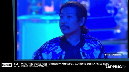 SLT – Jane (The Voice Kids) : Thierry Ardisson au bord des larmes face à la jeune non-voyante (vidéo)