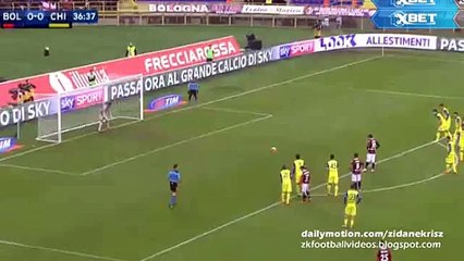 Mattia Destro Huge Penalty Miss - Bologna v. Chievo 10.01.2016 HD