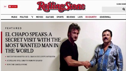 Sean Penn avait rencontré El Chapo, le narcotrafiquant lors de sa cavale