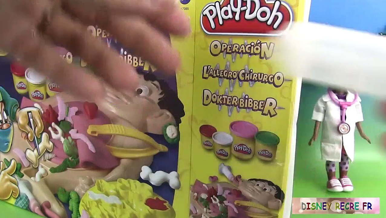 Pâte à modeler Play Doh Docteur Maboul Operation Game Doctor Playset Docteur la Peluche