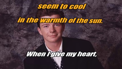 Rick Astley - When I fall in love - karaoke lyrics