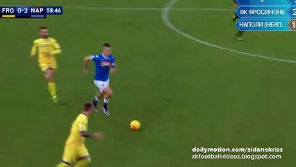 Marek Hamsik 0:3 | Frosinone v. Napoli 10.01.2016 HD