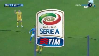 Manolo Gabbiadini Goal - Frosinone 0-5 Napoli - 10-01-2016