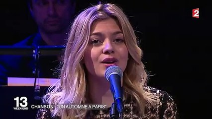 Enregistrement par Ibrahim Maalouf et Louane de la chanson "un automne à Paris" - Reportage de France2