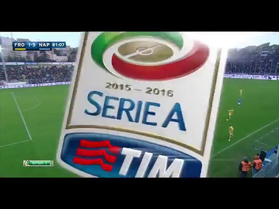1-5 Paolo Sammarco Goal Italy  Serie A - 10.01.2016, Frosinone Calcio 1-5 SSC Napoli