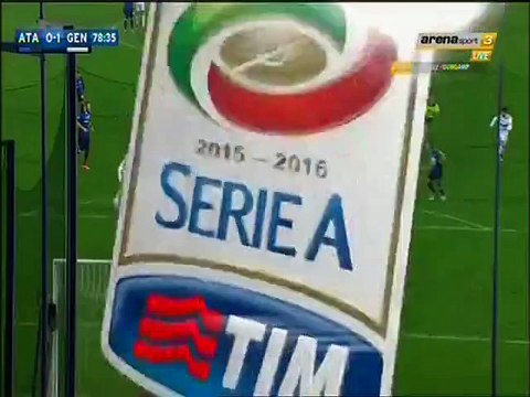 0-1 Blerim Du017eemaili Goal Italy Serie A - 10.01.2016, Atalanta Bergamo 0-1 Genoa