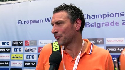 Interviews after Netherlands won by 14:10 against Hungary – Women Preliminary, Belgrade 2016 European Championships