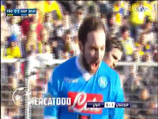 اهداف المباراة ( فروسينوني  1 -5 نابولي ) الدورى الايطالى