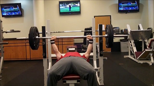 245 lbs Bench Press 4 sets of 4 reps