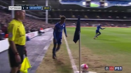 1-1 Marcin Wasilewski - Tottenham vs. Leicester 10.01.2016 HD