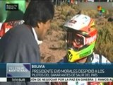 Bolivia: Evo Morales despide a competidores del Rally Dakar