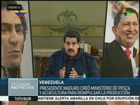 Maduro: Creación de Ministerio de Pesca, para impulsar la producción